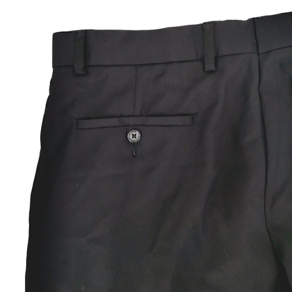 Apt 9 Men's 34 x 32 Modern Fit Black Dress Pants - Picture 11 of 13